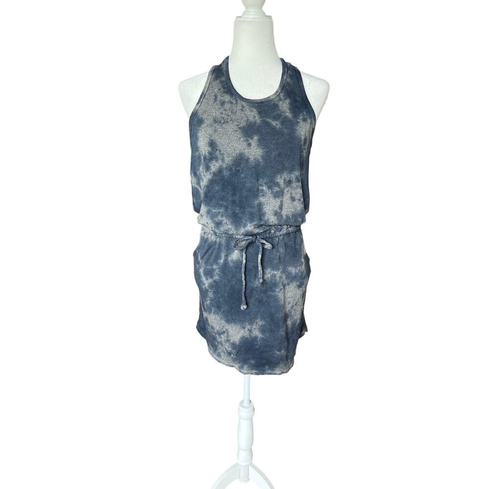 Sundry Evereve Racerback Drawstring Mini Dress Size 2 Comfort Stretch Scandi